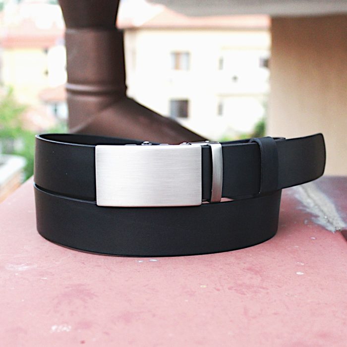 blackratchetleatherbeltside