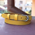 womensyellowleatherbelt