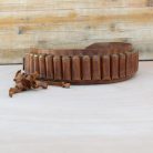Handmade Crazy Horse Leather Cartridge Belt 12GA, 16GA & 20GA Shells