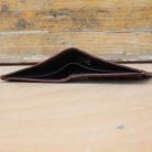 Burgundy & Black Croc-Embossed Leather Shoulder Bag & Wallet Set 5