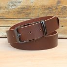 Elegant two buckle leather belt 3
