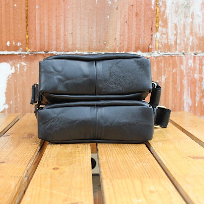 Handmade Full-Grain Leather Crushed Effect Shoulder Bag Set 2