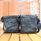 Handmade Full-Grain Leather Crushed Effect Shoulder Bag Set 3