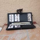 Black & Python Leather Notebook Wallet 2