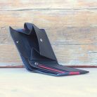 Tricolor Leather Wallet – Blue/Red/Black 5