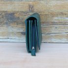 Dark Green Leather Clutch Wallet 5