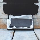 Gray Handmade Women's Leather Wallet 5