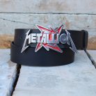 Leather Belt with Metallica Buckle 2