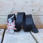 Leather Belt with Metallica Buckle 4
