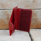 Red Leather Card Holder for Men & Women 3