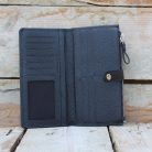 Black Breast Pocket Leather Wallet 2
