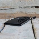 Black Breast Pocket Leather Wallet 4