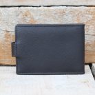 Black Credit Card Holder with Plastic Sleeves 1