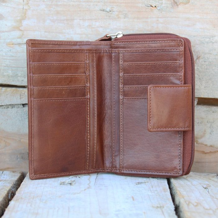 Brown Women’s Leather Wallet 2