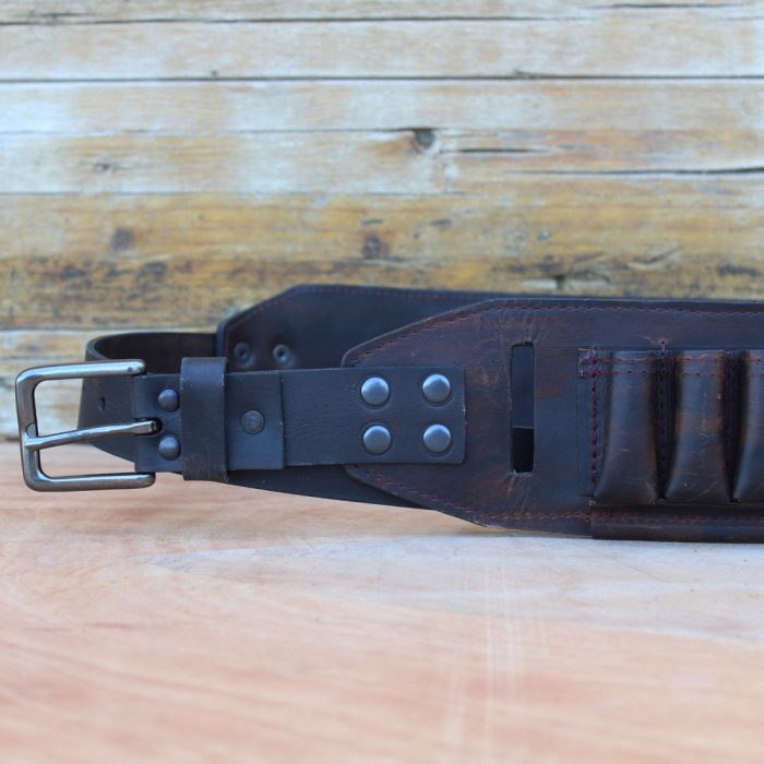 Custom Leather Cartridge Belt 3