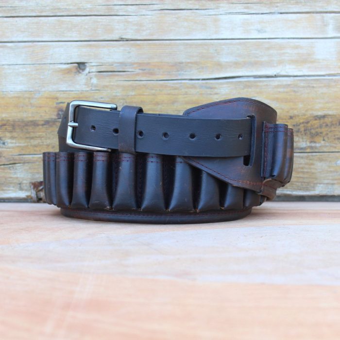 Custom Leather Cartridge Belt 4