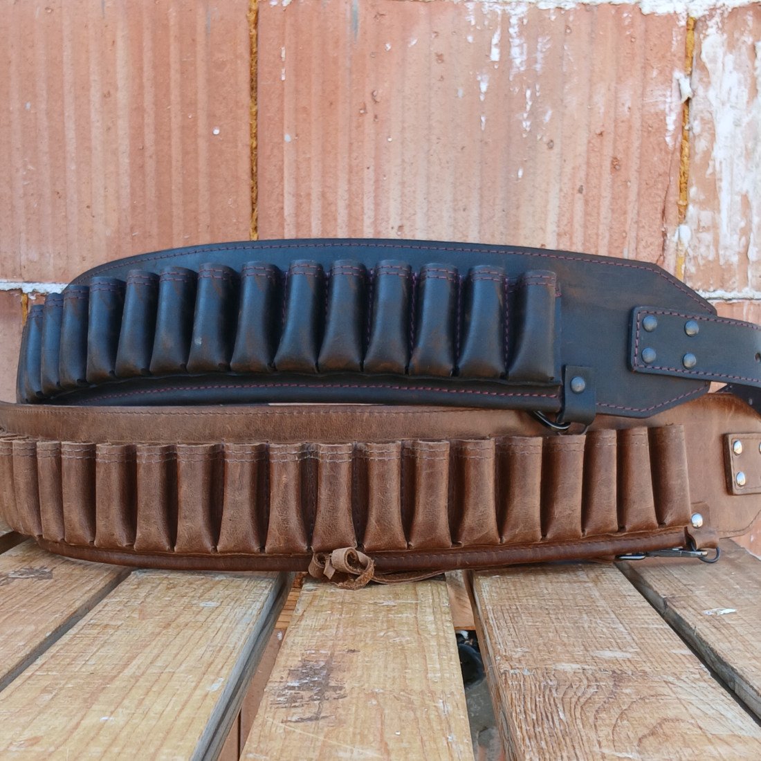 Full-Grain vs. Top-Grain Leather Cartridge Belts