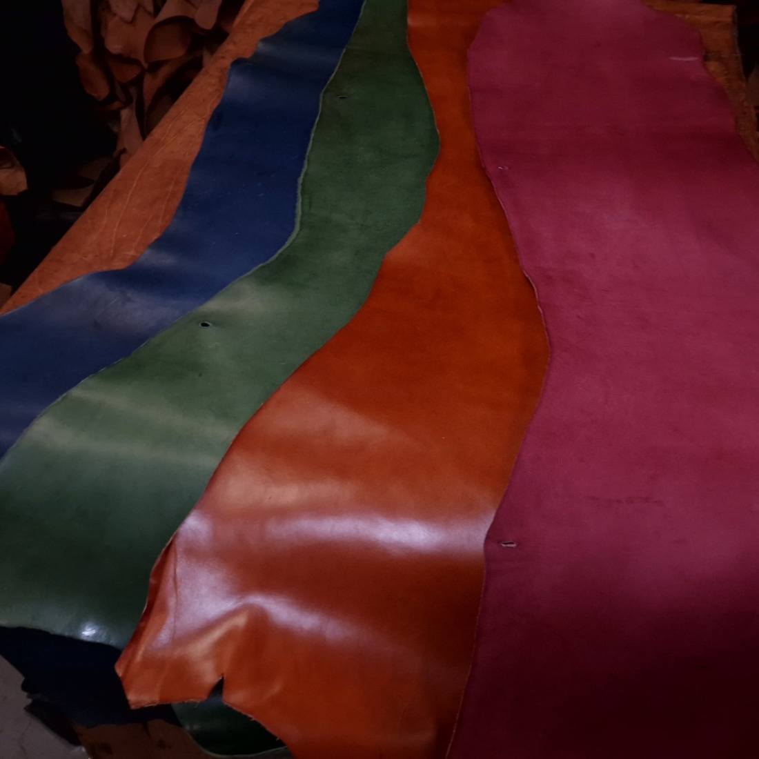Italian full-grain leather