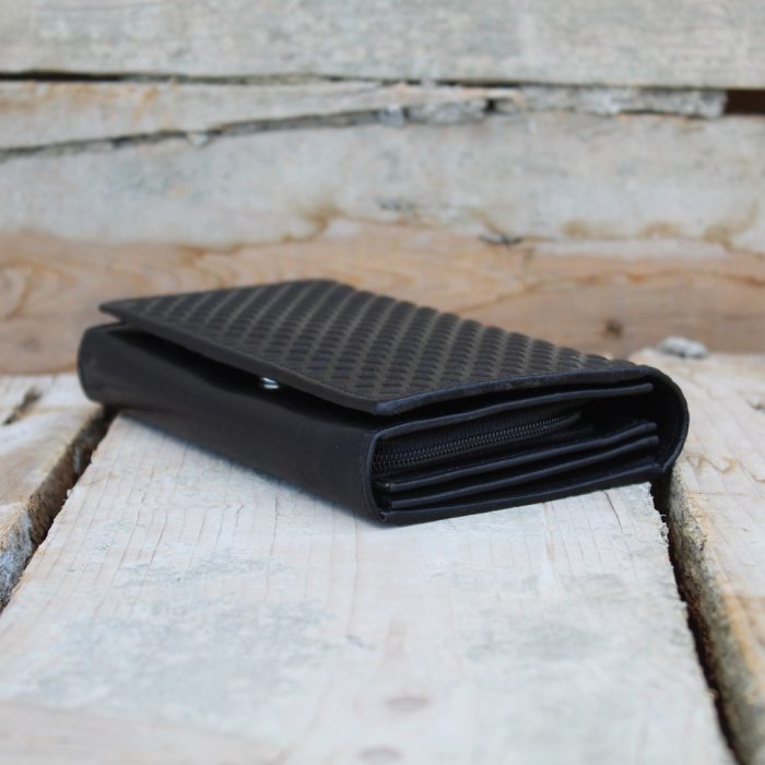 Luxury Women's Black Leather Wallet 3