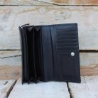 Luxury Women's Black Leather Wallet 4