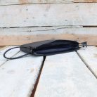 Men's Black Leather Wristlet Clutch 2
