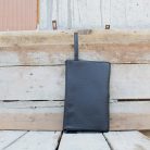 Men's Black Leather Wristlet Clutch 3