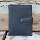 Small Women's Black Leather Wallet