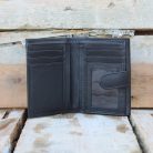 Small Women's Black Leather Wallet 2