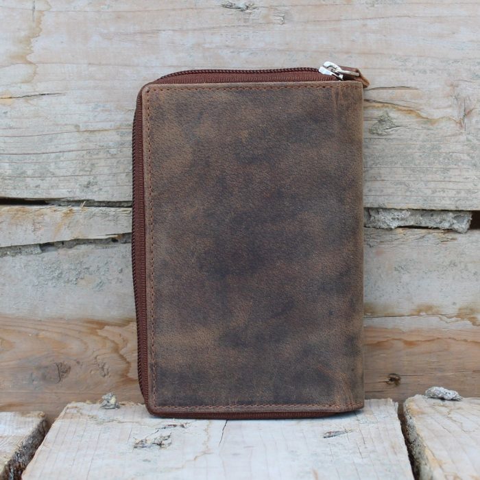 Vintage Women's Brown Leather Wallet 2