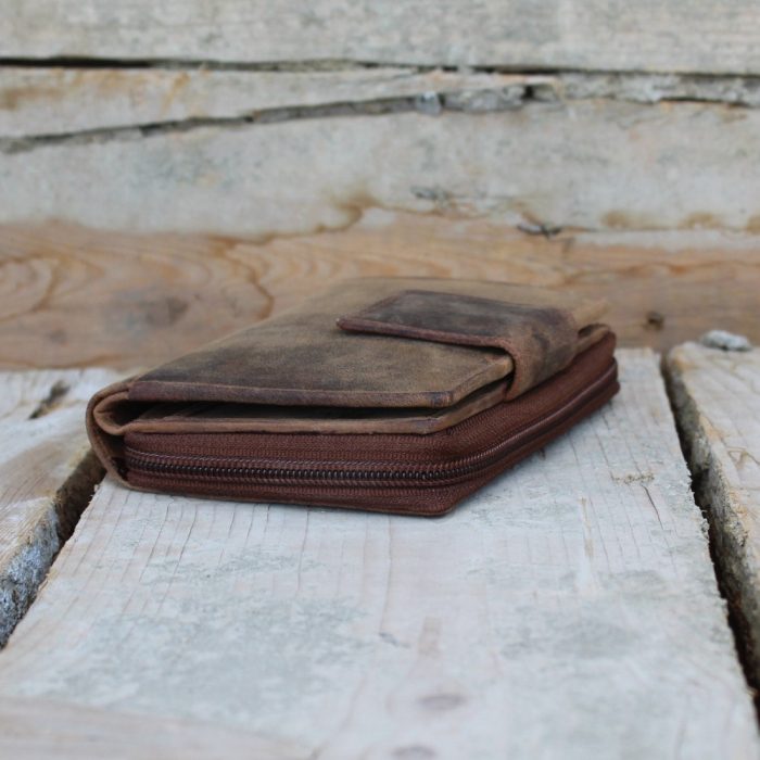 Vintage Women's Brown Leather Wallet 5
