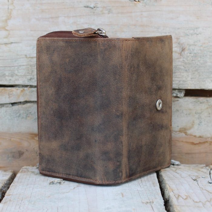 Vintage Women's Brown Leather Wallet 6
