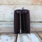 Long Zip-Around Brown Women's Leather Wallet 2