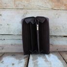 Long Zip-Around Brown Women's Leather Wallet 5