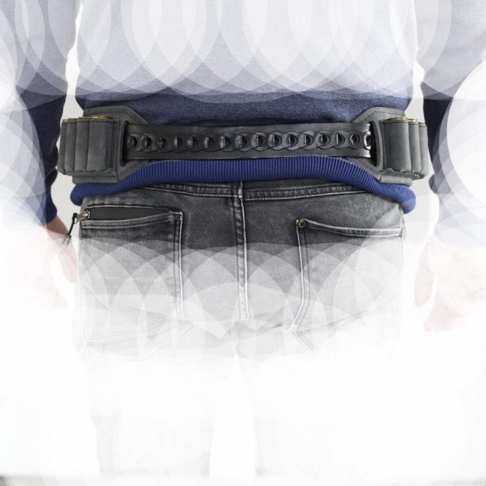 Matching Set of 2 Leather Cartridge Belt Slides 6