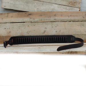 Handmade Black Leather Shotgun Shell Belt 1