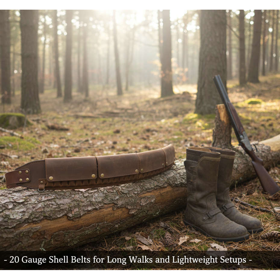 20 Gauge Shell Belts for Long Walks and Lightweight Setups