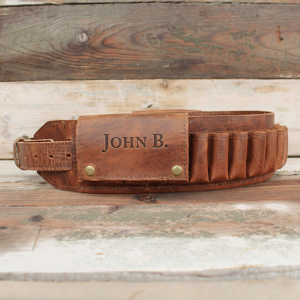 Engraved Shotgun Shell Belts as a Gift for Bird Hunters