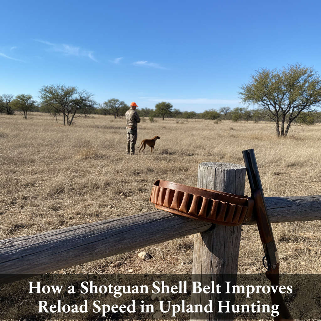 How a Shotgun Shell Belt Improves Reload Speed in Upland Hunting