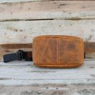 Men’s Crazy Horse Leather Shoulder Bag Light Brown 3