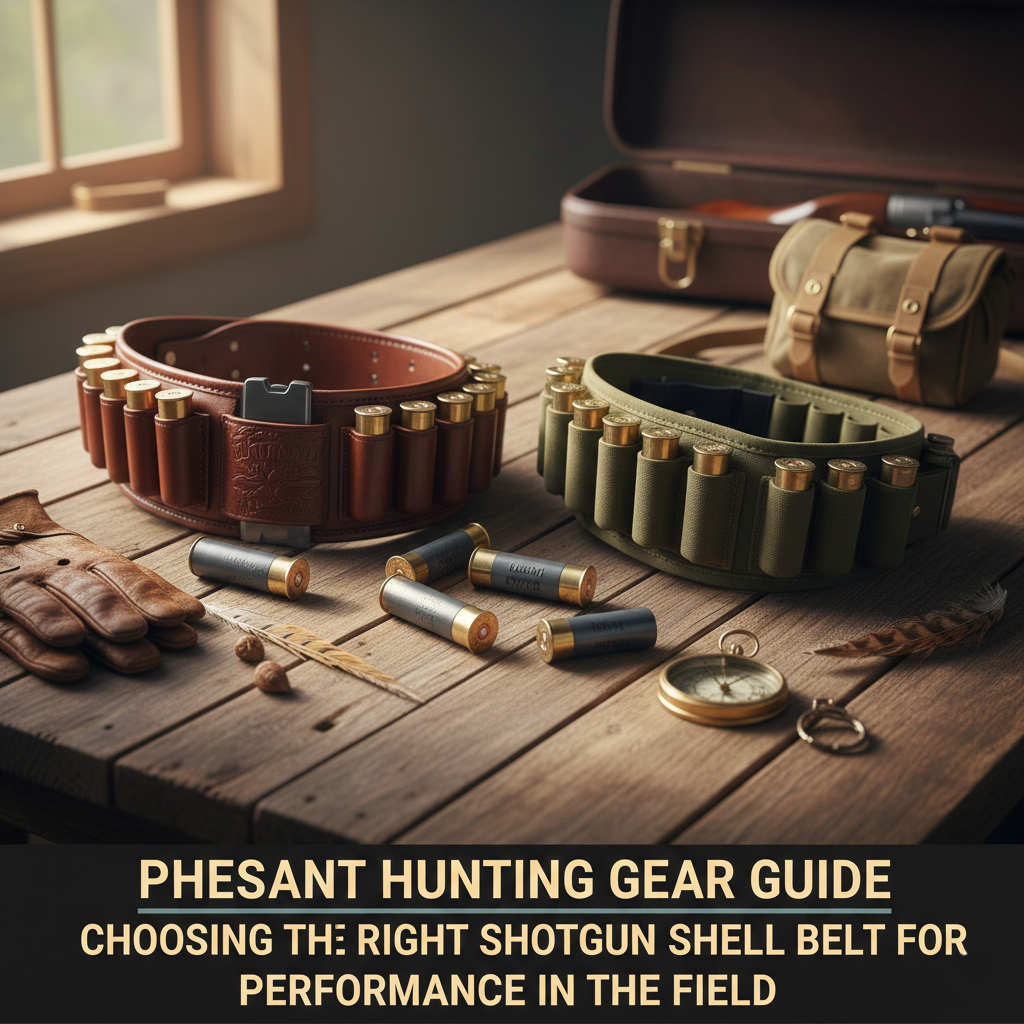 Pheasant Hunting Gear Guide: Choosing the Right Shotgun Shell Belt for Performance in the Field