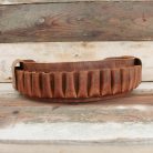 Dual-Flap Leather Shotgun Shell Belt – Handmade for 12GA • 16GA • 20GA - 1