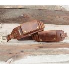 Dual-Flap Leather Shotgun Shell Belt – Handmade for 12GA • 16GA • 20GA