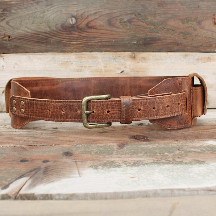 Dual-Flap Leather Shotgun Shell Belt – Handmade for 12GA • 16GA • 20GA - 3