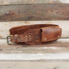 Dual-Flap Leather Shotgun Shell Belt – Handmade for 12GA • 16GA • 20GA - 4