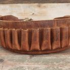 Dual-Flap Leather Shotgun Shell Belt – Handmade for 12GA • 16GA • 20GA - 6