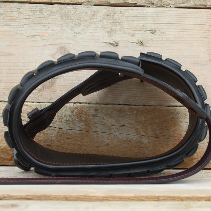 Black Leather Cartridge Belt – Handmade for 12GA • 16GA • 20GA - 4 Black Leather Cartridge Belt – Handmade for 12GA • 16GA • 20GA - 4