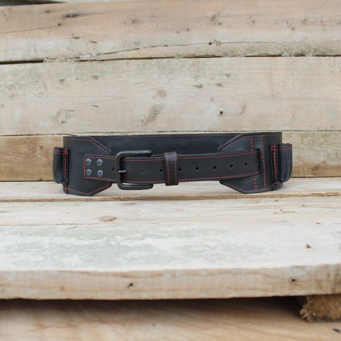 Black Leather Cartridge Belt – Handmade for 12GA • 16GA • 20GA - 7 Black Leather Cartridge Belt – Handmade for 12GA • 16GA • 20GA - 7