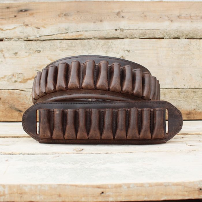 Leather Cartridge Belt & Cartridge Belt Slide Set – Handmade for 12GA • 16GA • 20GA 1 Leather Cartridge Belt & Cartridge Belt Slide Set – Handmade for 12GA • 16GA • 20GA 1