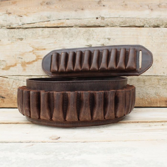 Leather Cartridge Belt & Cartridge Belt Slide Set – Handmade for 12GA • 16GA • 20GA Leather Cartridge Belt & Cartridge Belt Slide Set – Handmade for 12GA • 16GA • 20GA