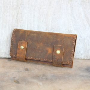 9.3×62 Cartridge Belt Slide – Handmade Crazy Horse Leather with Flap Closure-1 9.3x62 Cartridge Belt Slide – Handmade Crazy Horse Leather with Flap Closure-1